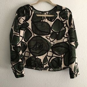 Vintage Flowy Long Sleeve Blouse